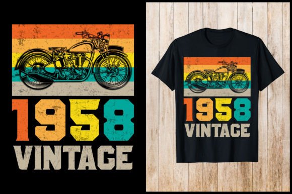 Bike-Vintage-1958-Retro T-Shirt Design Review