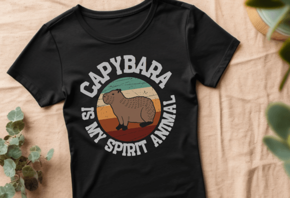 Capybara Retro Vintage T-Shirt Design Review