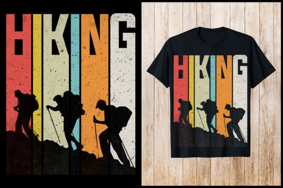 Hiking Climbing Mountain Retro T-Shirt Review