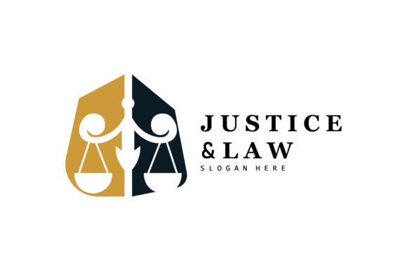 Justice Logo, Retro Vintage Theme Design Review