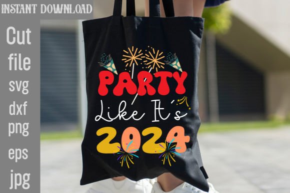 Party Like It s 2024 Retro Sublimation