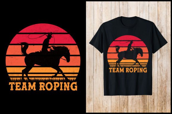Team Roping Vintage Retro Cowboy T-Shirt Review