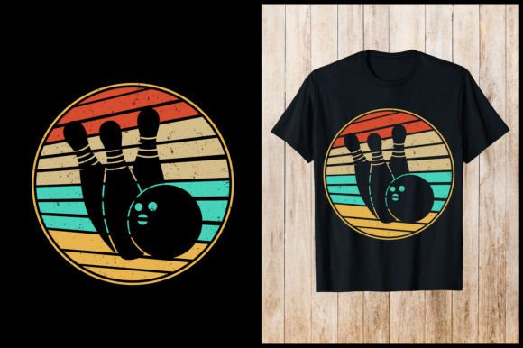 Vintage Bowling Retro T-Shirt Design Review